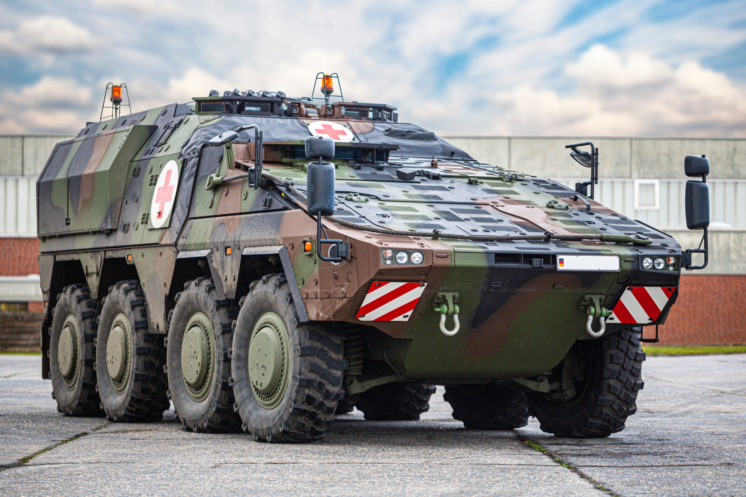 gepanzertes Sanitätsfahrzeug
